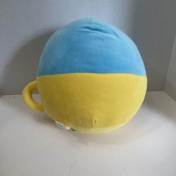 Takashoji Blue Penguin in a Mug Plush Kawaii 12 inches Round Stuffed Animal - Picture 2 of 4